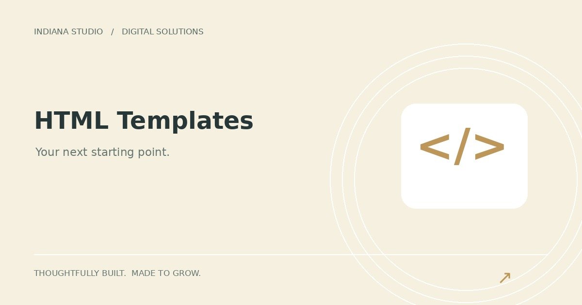 HTML Website Templates